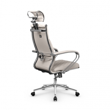 Кресло руководителя Metta L 2c 44C/K116 Infinity Easy Clean MPES Комплект 7 Светло-бежевое