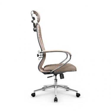 Кресло руководителя Metta L 2c 44C/K116 Infinity Easy Clean MPES Комплект 7 Темно-бежевое