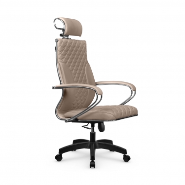 Кресло руководителя Metta L 2c 44C/K116 Infinity Easy Clean MPES Комплект 8 Темно-бежевое