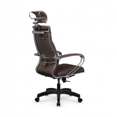 Кресло руководителя Metta L 2c 44C/K116 Infinity Easy Clean MPES Комплект 8 Темно-коричневое