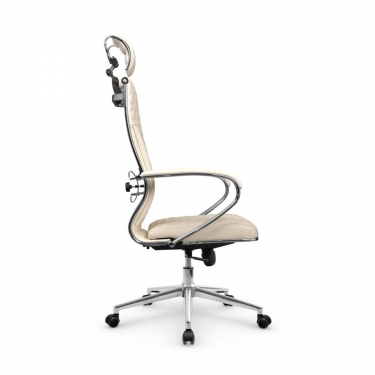 Кресло руководителя Metta L 2c 44C/K116 Infinity Easy Clean MPES Комплект 9 Молочное