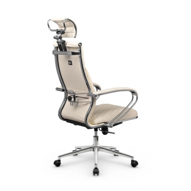 Кресло руководителя Metta L 2c 44C/K116 Infinity Easy Clean MPES Комплект 9 Молочное