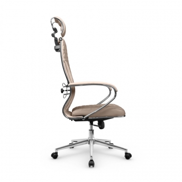 Кресло руководителя Metta L 2c 44C/K116 Infinity Easy Clean MPES Комплект 9 Темно-бежевое