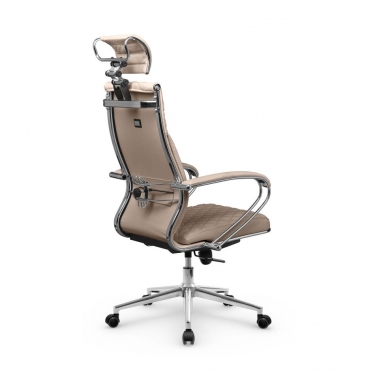 Кресло руководителя Metta L 2c 44C/K116 Infinity Easy Clean MPES Комплект 9 Темно-бежевое