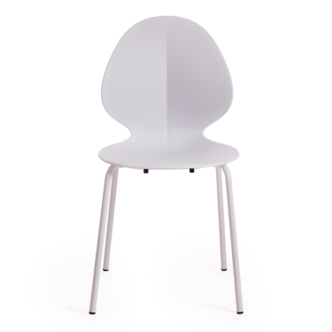 Стул EBAY mod 03 металл/пластик, 52x46x83.5, белый