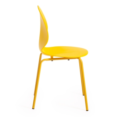 Стул EBAY mod 03 металл/пластик, 52x46x83.5, желтый