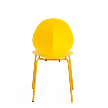 Стул EBAY mod 03 металл/пластик, 52x46x83.5, желтый