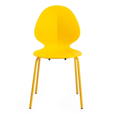 Стул EBAY mod 03 металл/пластик, 52x46x83.5, желтый