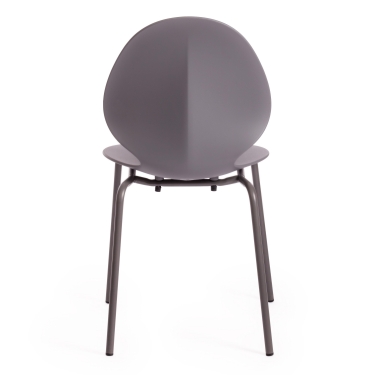 Стул EBAY mod 03 металл/пластик, 52x46x83.5, серый
