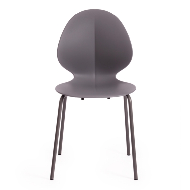 Стул EBAY mod 03 металл/пластик, 52x46x83.5, серый