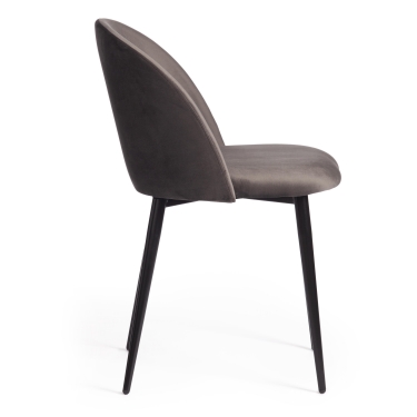 Стул Tetchair MONRO mod. 710 ткань/металл, темно-серый barkhat 14/черный