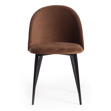 Стул Tetchair MONRO mod. 710 ткань/металл, коралловый barkhat 15 /черный