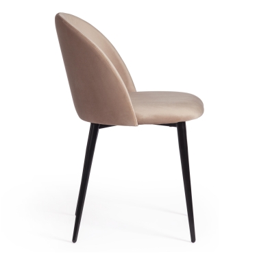 Стул Tetchair MONRO mod. 710 ткань/металл, бежевый barkhat 5/черный