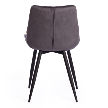 Стул Tetchair ABRUZZO mod. 8060 металл/велюр, серый вельвет HLR-21