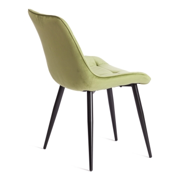 Стул Tetchair ABRUZZO mod. 8060 металл/вельвет, зеленый HLR 54/черный