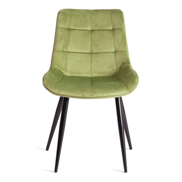 Стул Tetchair ABRUZZO mod. 8060 металл/вельвет, зеленый HLR 54/черный