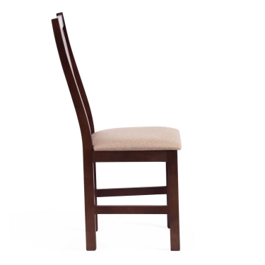 Стул Tetchair SWEDEN, Многослойный березовый шпон cappuchino/велюр бежевый