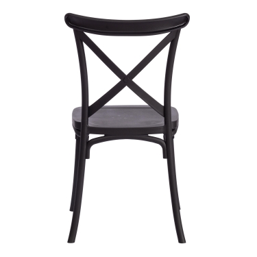 Стул Tetchair CROSS mod. PL24 пластик, Black черный 05