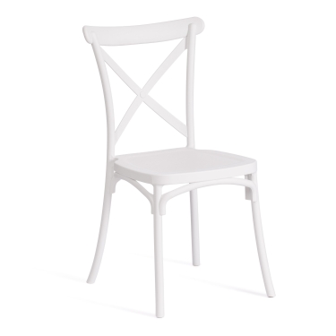 Стул Tetchair CROSS mod. PL24 пластик, White белый 11954