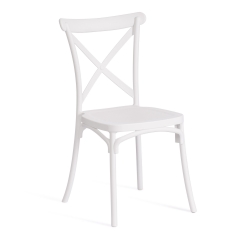 Стул Tetchair CROSS mod. PL24 пластик, White белый 11954