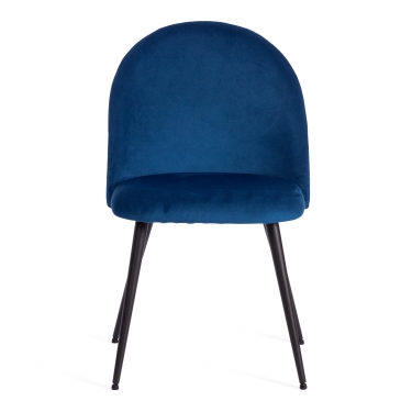 Стул MONRO mod. 5144 металл/вельвет, 51x56x84 см, синий HLR 64/черный