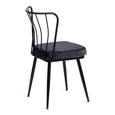 Стул YANIS mod. 182 металл/вельвет, 42.5 х 50.5 х 82.5 см, black черный BF-16