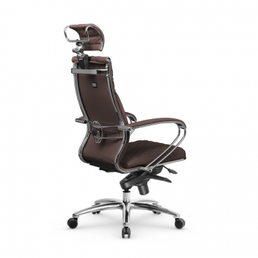 Кресло руководителя Metta L 2c 44C/K116 Infinity Easy Clean MPES Комплект 1 Темно-коричневое