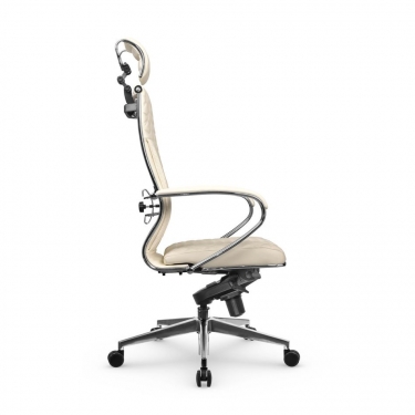 Кресло руководителя Metta L 2c 44C/K116 Infinity Easy Clean MPES Комплект 2 Молочное