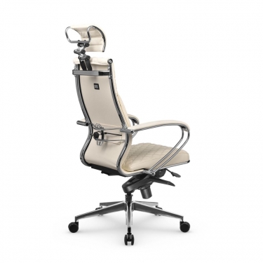 Кресло руководителя Metta L 2c 44C/K116 Infinity Easy Clean MPES Комплект 2 Молочное