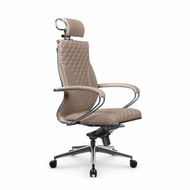Кресло руководителя Metta L 2c 44C/K116 Infinity Easy Clean MPES Комплект 2 Темно-бежевое