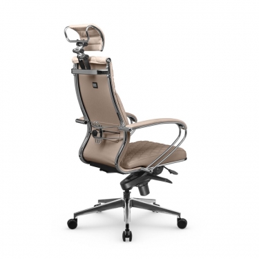 Кресло руководителя Metta L 2c 44C/K116 Infinity Easy Clean MPES Комплект 2 Темно-бежевое