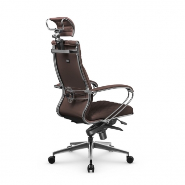 Кресло руководителя Metta L 2c 44C/K116 Infinity Easy Clean MPES Комплект 2 Темно-коричневое