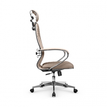 Кресло руководителя Metta L 2c 44C/K116 Infinity Easy Clean MPES Комплект 3 Темно-бежевое