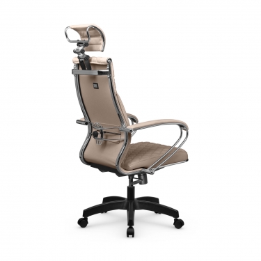 Кресло руководителя Metta L 2c 44C/K116 Infinity Easy Clean MPES Комплект 4 Темно-бежевое