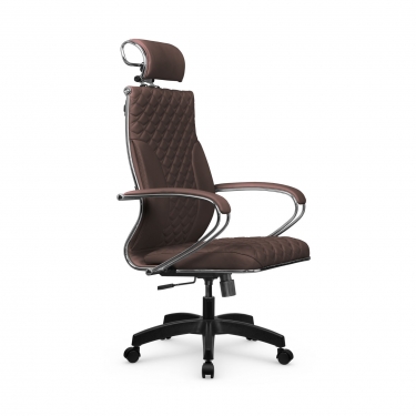 Кресло руководителя Metta L 2c 44C/K116 Infinity Easy Clean MPES Комплект 4 Темно-коричневое