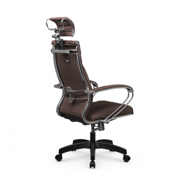 Кресло руководителя Metta L 2c 44C/K116 Infinity Easy Clean MPES Комплект 4 Темно-коричневое