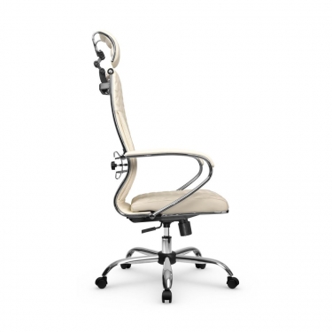 Кресло руководителя Metta L 2c 44C/K116 Infinity Easy Clean MPES Комплект 5 Молочное