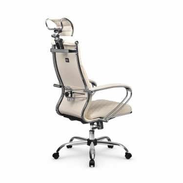 Кресло руководителя Metta L 2c 44C/K116 Infinity Easy Clean MPES Комплект 5 Молочное