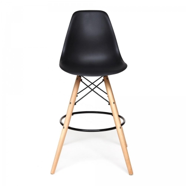 Стул барный Cindy Bar Chair mod. 80 дерево/металл/пластик, 46х55х106 см, черный