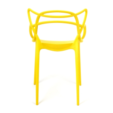 Стул Tetchair Cat Chair mod. 028, пластик желтый