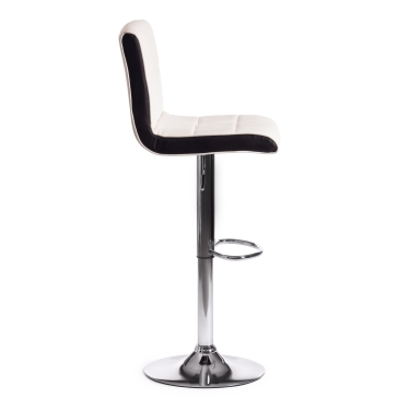 Стул барный Tetchair BARBER mod. KY711D металл/экокожа, белый/черный/хром