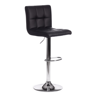Стул барный Tetchair BARBER mod. KY711D металл/экокожа, черный/хром