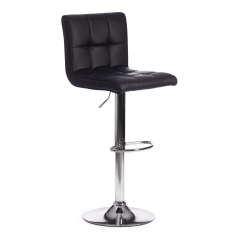 Стул барный Tetchair BARBER mod. KY711D металл/экокожа, черный/хром
