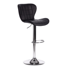Стул барный Tetchair AVIONIC mod. KY712A металл/экокожа, черный/хром