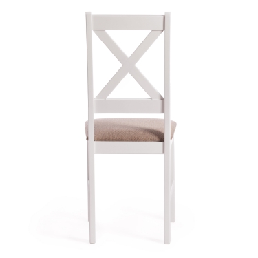 Стул CROSSMAN Многослойная фанера, 1004140, white, ткань бежевая Ford William 7