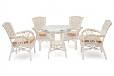 Стул Secret de Maison Monique mod. PL08-6242 металл, 48 х 40 х 93 см, Античный белый Antique White