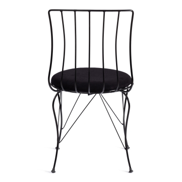 Стул LALITA mod. 172 металл/ткань, 44 х 51.5 х 85 см, Black черный