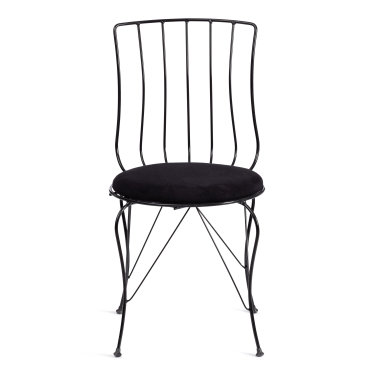 Стул LALITA mod. 172 металл/ткань, 44 х 51.5 х 85 см, Black черный