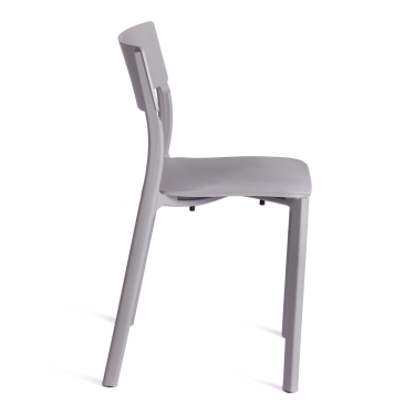 Стул LENTO mod. 43 пластик, 43 х 49 х 77 см, Grey Cерый