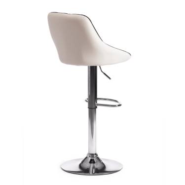 Стул барный Tetchair MESSY mod. KY704C металл/экокожа, черный/белый/хром